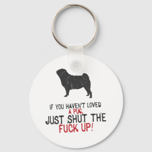 Pug Keychain