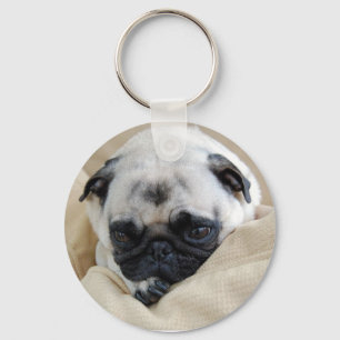 Pug Keychain