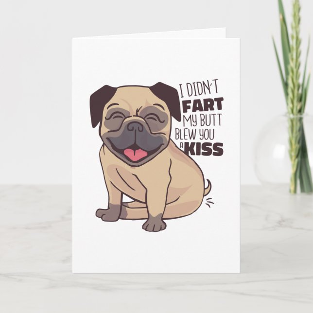 PUG KISS CARD (Front)