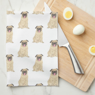 Pug Kitchen Towel