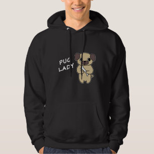 PUG LADY 2 Classic T-Shirt 612 Hoodie