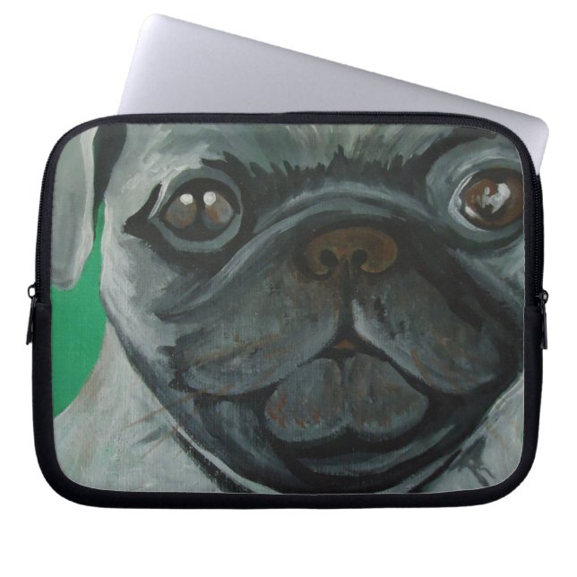 Pug Laptop Sleeve (Front)