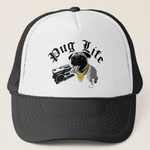 Pug Life $17.95 (11 colours) Trucker Hat