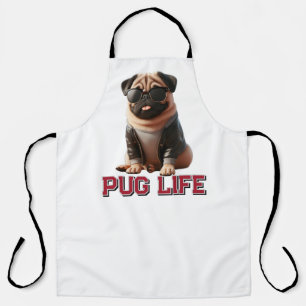 Pug Life Adorable Pug Dog Apron