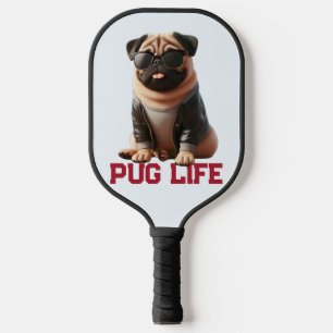 Pug Life Cute Dog Design for Pug Lovers! Pickleball Paddle