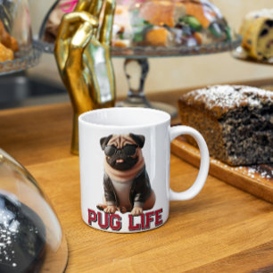 Pug Life Cute Pug Dog Coffee Mug