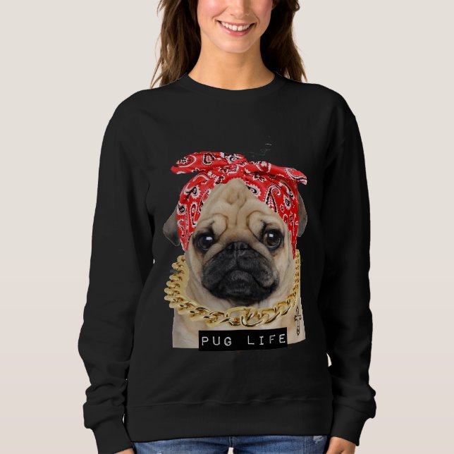 Pug life Essential T-Shirt 320 Sweatshirt (Front)