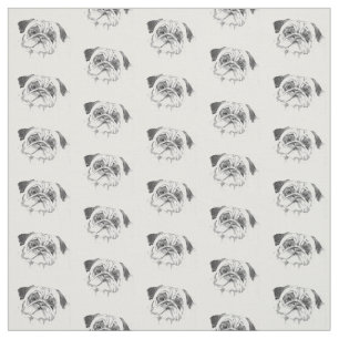 Pug Life Fabric