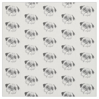 Pug Life Fabric
