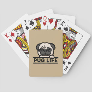 PUG LIFE – for Hardcore Pug Fans Playing Cards