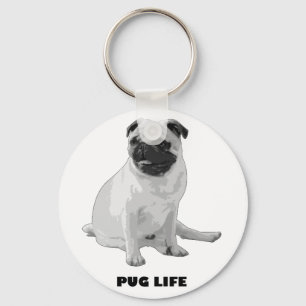 Pug Life Keychain