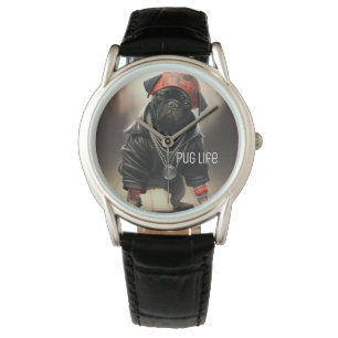 Pug Life mens watch