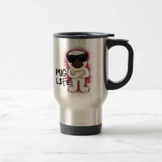 Pug Life travel mug