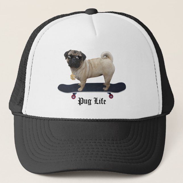 Pug Life trucker cap (Front)