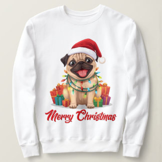 Pug Lights & Christmas Delights Sweatshirt