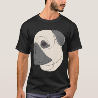 Pug Linear T-Shirt