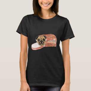 Pug loaf relaxing nap 132 T-Shirt