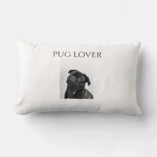Pug lover Lumbar pillow. Lumbar Pillow