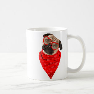 Pug Lover - Valentines Gift Boyfriend Girlfriend - Coffee Mug