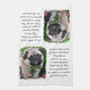 Pug Lovers Art Kitchen Towel