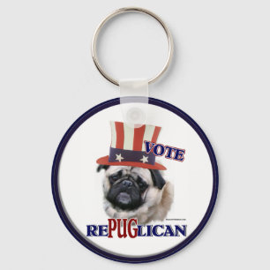 Pug Lovers Gifts Keychain