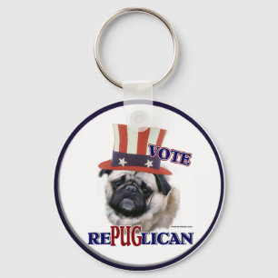 Pug Lovers Gifts Keychain