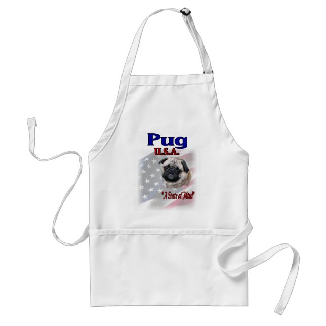 Pug Lovers Gifts Standard Apron (Front)