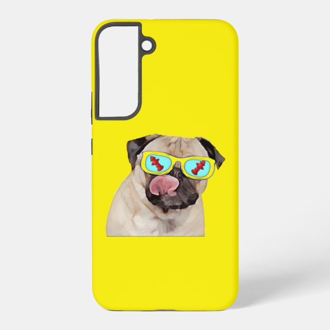 Pug loving fire hydrant  samsung galaxy case (Back)