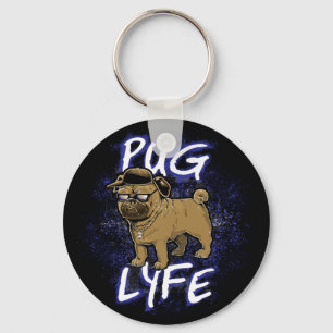Pug Lyfe Keychain