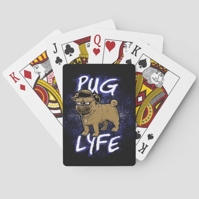 Pug Lyfe Playing Cards (Back)