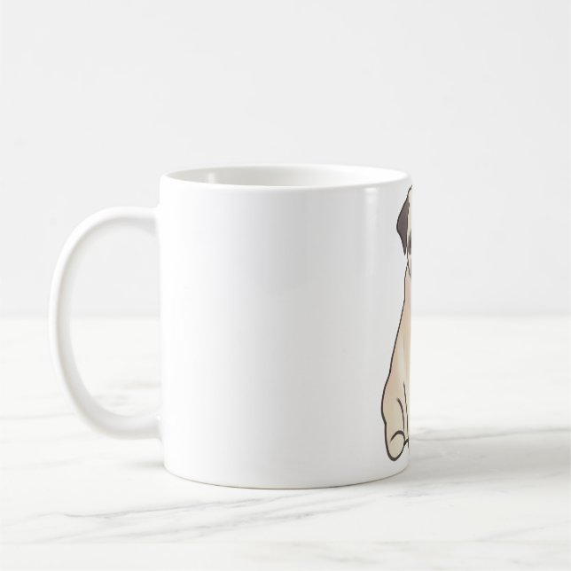 Pug Magic Coffee Mug (Left)