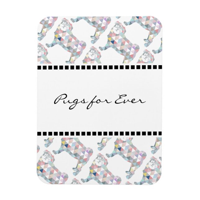 Pug magnet (Vertical)