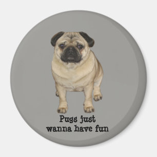 Pug Magnet