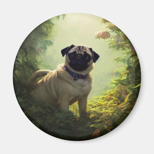 Pug Magnet (Front)