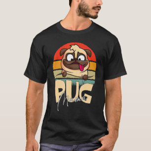 Pug Mama Cute Dog Mom Girls Women Presents 2 T-Shirt
