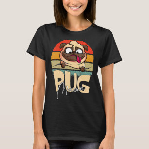 Pug Mama Cute Dog Mom Girls Women Presents 2 T-Shirt