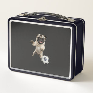 Pug metal lunch box