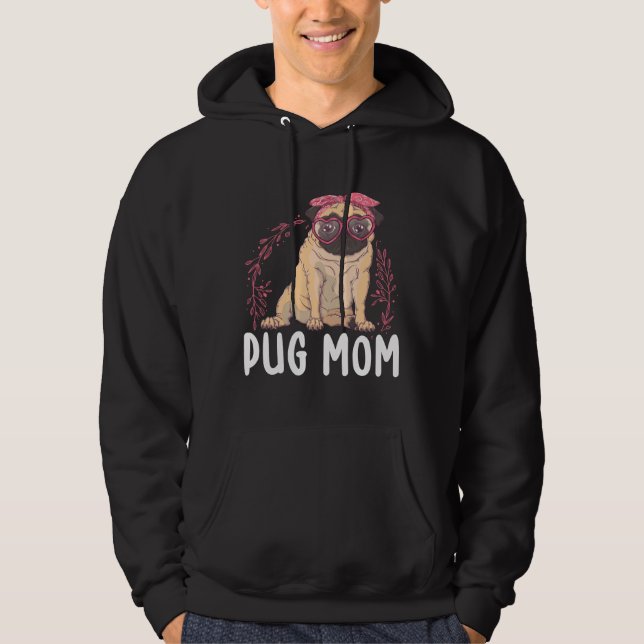 Pug Mom  Dog Owner Pug Essential T-Shirt 142 Hoodie (Front)
