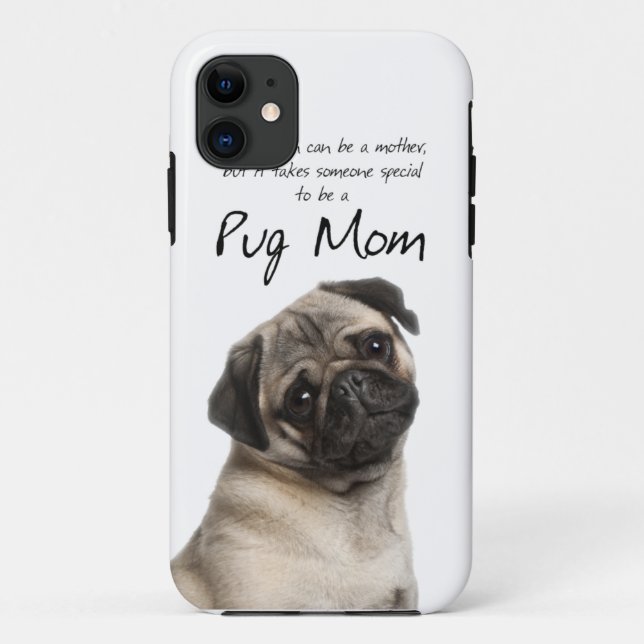 Pug Mom iPhone 5 Case (Back)