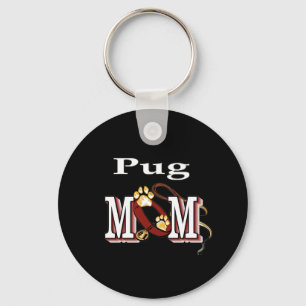 pug mom Keychain
