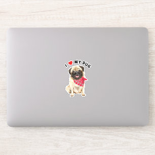 Pug mom, pug dad, cute pug dog, pug art