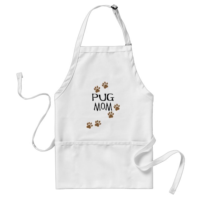 Pug Mom Standard Apron (Front)