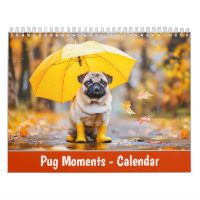 Pug Moments – A Year of Charm & Whiskers
