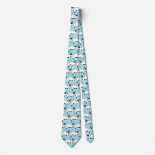 Pug Mops 2 sides printed  Tie