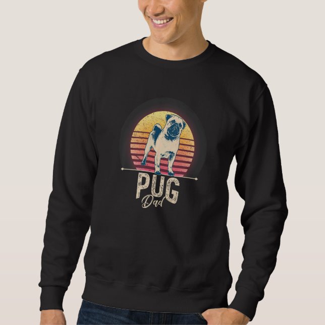Pug Mops Carlin Dog Breed  28 Sweatshirt (Front)
