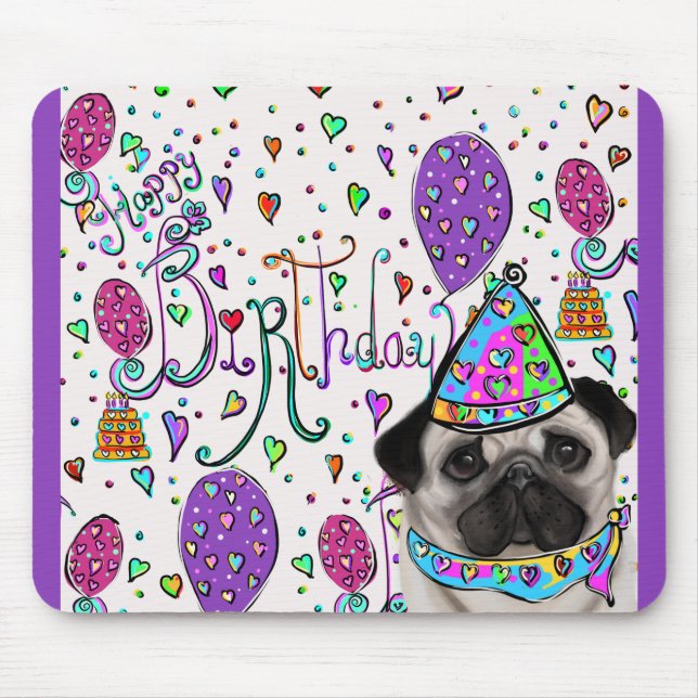 PUG MOUSE PAD (Front)