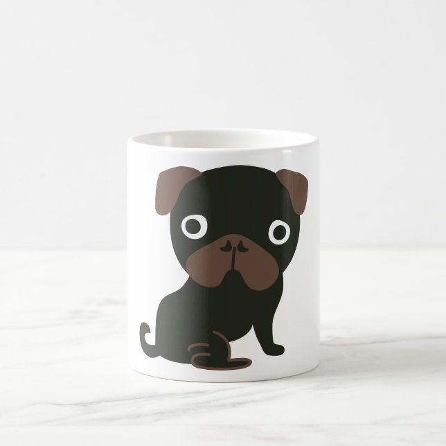 Pug Mug Black (Center)