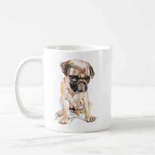 Pug Mug – Cute Dog Mom Coffee Mug Gift