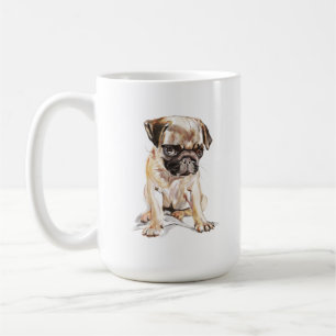 Pug Mug – Cute Dog Mom Latte Mug Gift