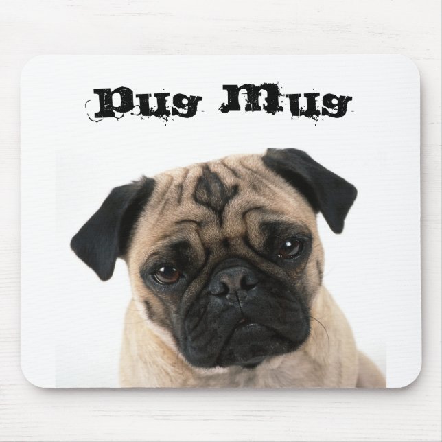 PUG MUG MOUSE PAD (Front)